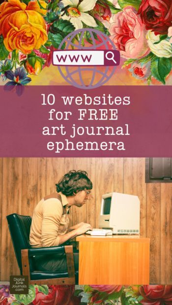 Where to find modern junk journal ephemera online (for free!) - Digital Junk  Journals