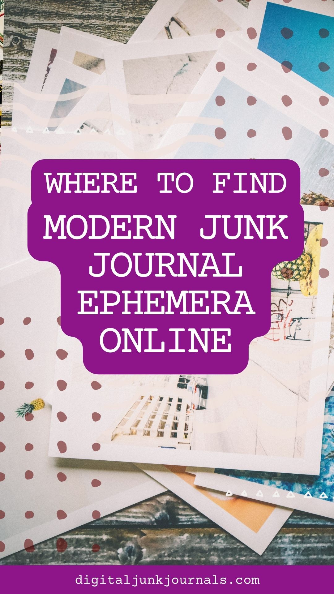 Where to find modern junk journal ephemera online (for free